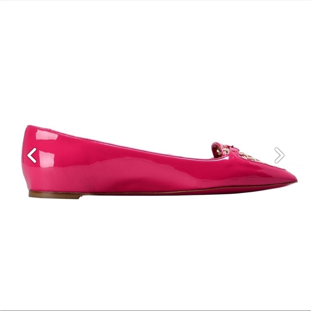 Salvatore Ferragamo woven Paige flats in Agatea Rose and bisque. size 8.5 - Picture 7 of 8